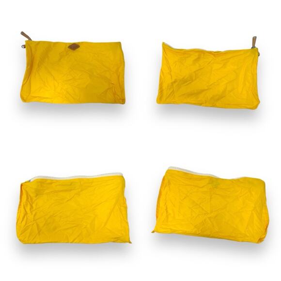 MZ Wallace Sutton Deluxe Small Quilted Gradient Sunflower Yellow Travel Bag - Picture 12 of 13